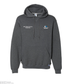 Russell Athletic - Dri Power® Hooded Sweatshirt - 695HBM - Black Heather - Embroidery