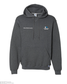 Russell Athletic - Dri Power® Hooded Sweatshirt - 695HBM - Black Heather - Embroidery