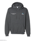Russell Athletic - Dri Power® Hooded Sweatshirt - 695HBM - Black Heather - Embroidery