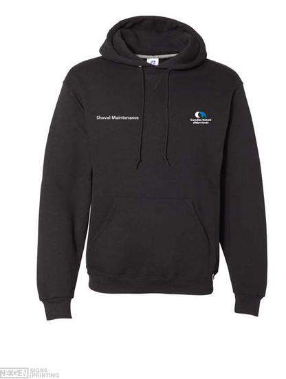 Russell Athletic - Dri Power® Hooded Sweatshirt - 695HBM - Black - Embroidery
