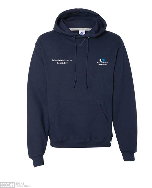 Russell Athletic - Dri Power® Hooded Sweatshirt - 695HBM - Navy - Embroidery