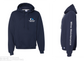 Russell Athletic - Dri Power® Hooded Sweatshirt - 695HBM - Navy - Heat Transferred