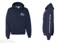 Russell Athletic - Dri Power® Hooded Sweatshirt - 695HBM - Navy - Heat Transferred