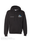 Russell Athletic - Dri Power® Hooded Sweatshirt - 695HBM - Black - Embroidery
