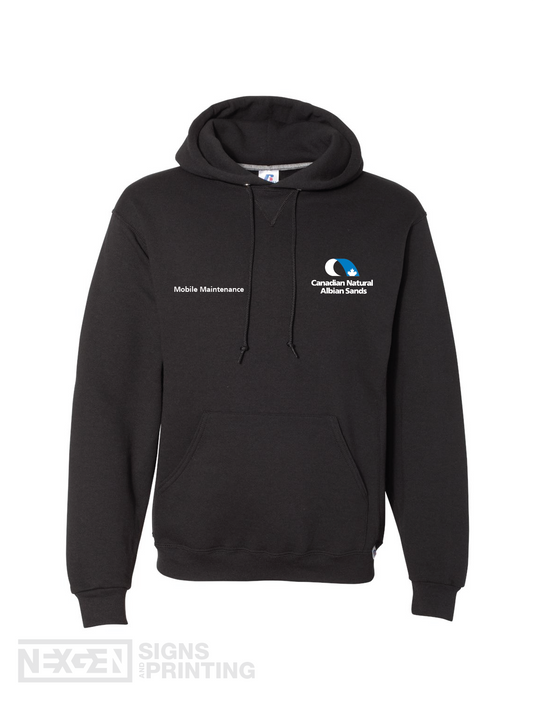 Russell Athletic - Dri Power® Hooded Sweatshirt - 695HBM - Black - Embroidery - Albian