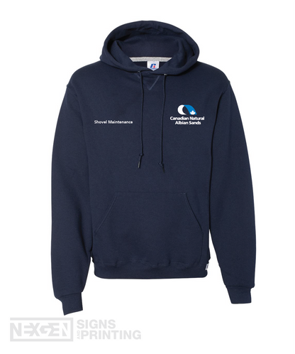 Russell Athletic - Dri Power® Hooded Sweatshirt - 695HBM - Navy - Embroidery