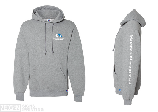 Russell Athletic - Dri Power® Hooded Sweatshirt - 695HBM - Oxford - Heat Transferred - Albian