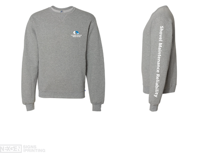 Russell Athletic - Dri Power® Crewneck Sweatshirt - 698HBM - Oxford - Heat Transferred - Albian