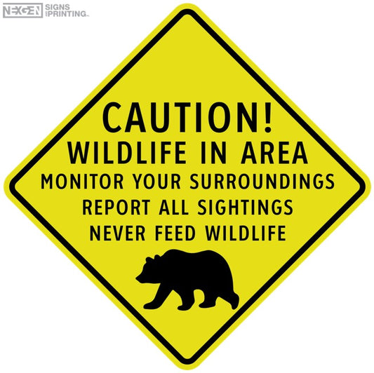 CTS-160 Wildlife Sign