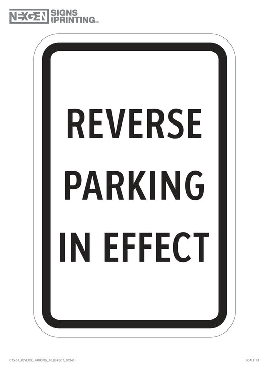 CTS-67 Reverse Parking In Effect