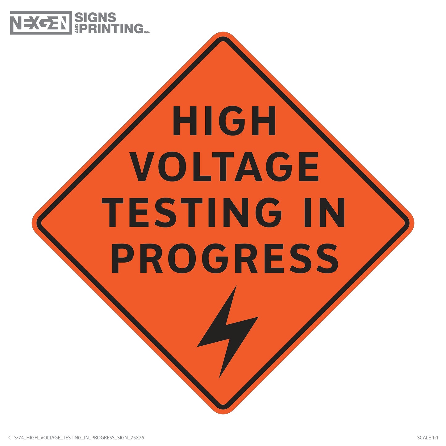 CTS-74 High Voltage Testing In Progress