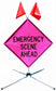 Emergency Fold and Roll Sign System