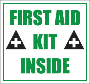 First Aid Kit Inside Decals
