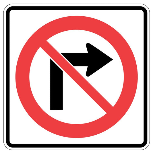 RB-11-R No Right Turn