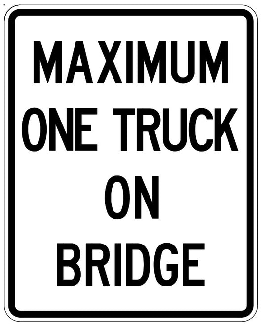 RB-211 Maximum One Truck On Bridge