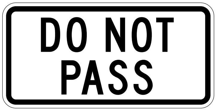 RB-31-T Do Not Pass (TAB)