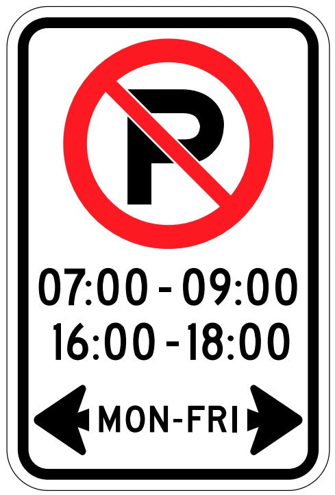 RB-52 Part-Time Parking Control (Specific Time Period)