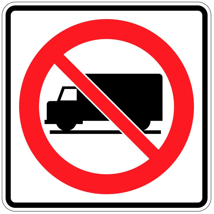 RB-62 Truck Prohibited