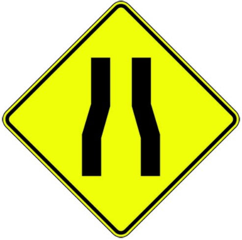 WA-23 Road Narrows