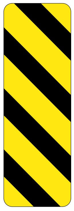 WA-36-L Hazard Marker - Object On Left