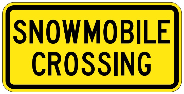 WC-10-T Snowmobile Crossing (TAB) – Nexgen Signs and Printing