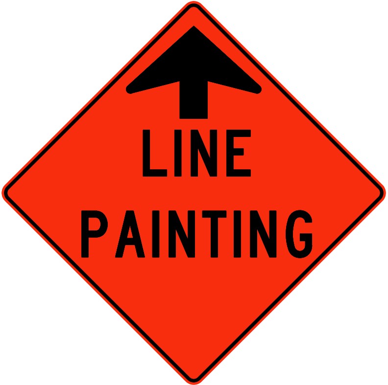 WD-189 Line Painting Ahead