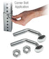 Telespar Corner Bolts