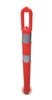 Delineator Post T-Top 42" with 10 lbs. Base (Sold Separately)